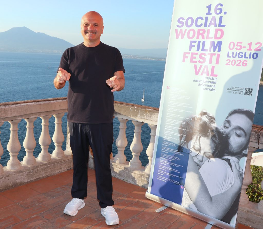 Peppe Iodice al Social World Film Festival (foto di Alfonso Romano)